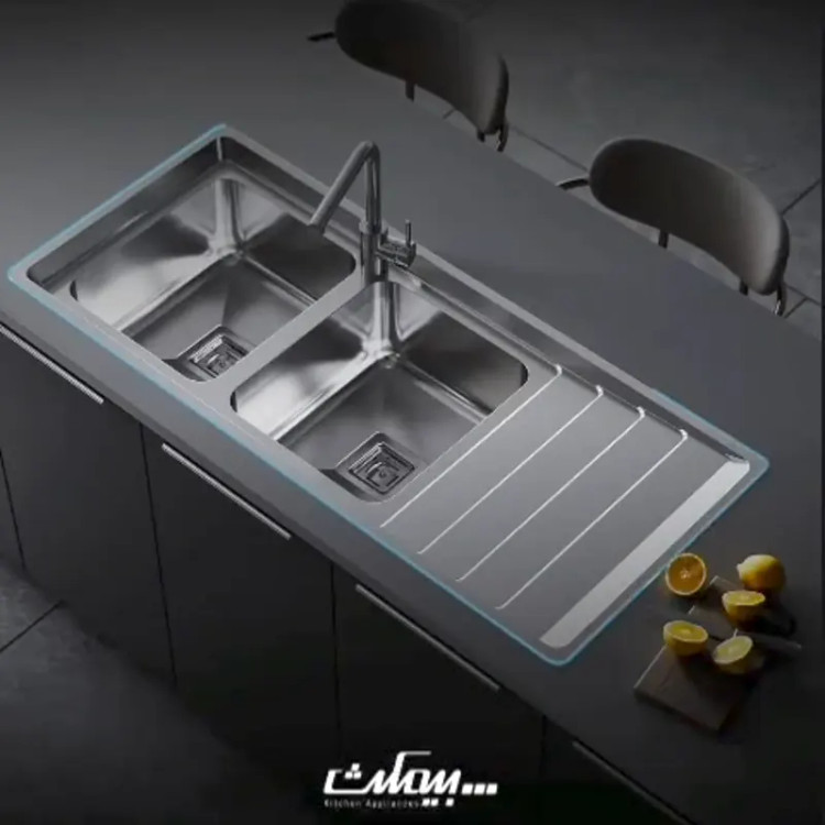 سینک ظرفشویی استیل بیمکث مدل 4400 توکار