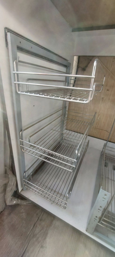 سبد سوپری کابینت بغل ریل سه طبقه